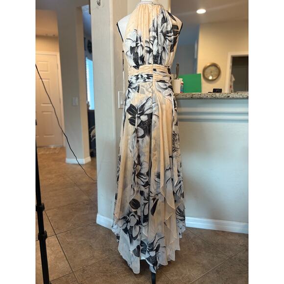 Calvin Klein Women's Halter Neck Gown with Draped Front & Beading 2 MSRP$259 - Picture 9 of 9